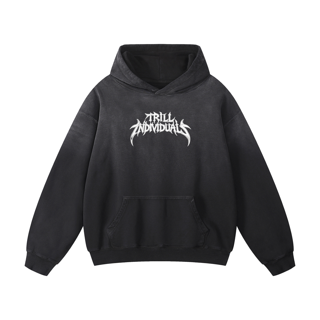 Heavyweight Trill fade Oversized Hoodie