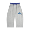 Plaid Waistband Barrel Sweatpants