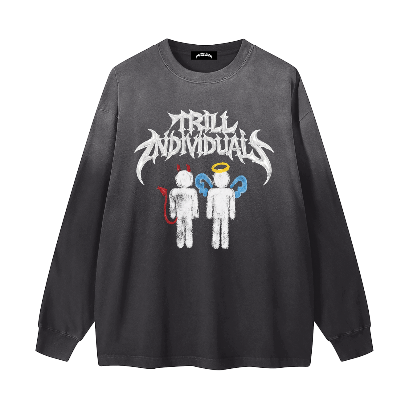 Chalk print Graphic Long Sleeve