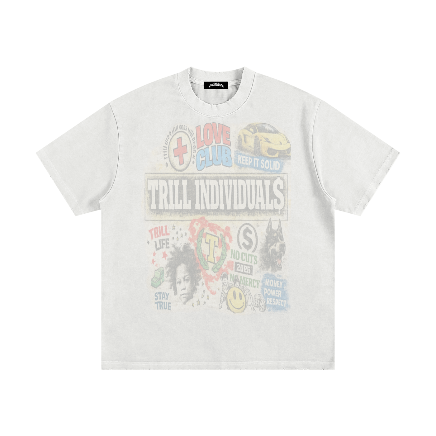 Trill Vintage distressed Tee