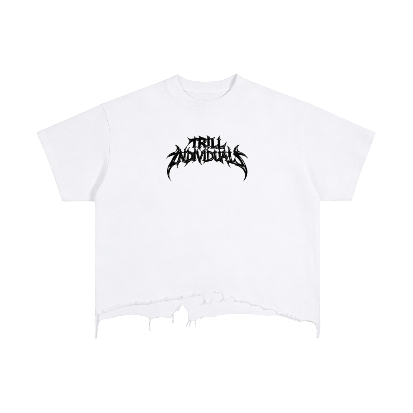 Trill Vintage Distressed Hem T-Shirt